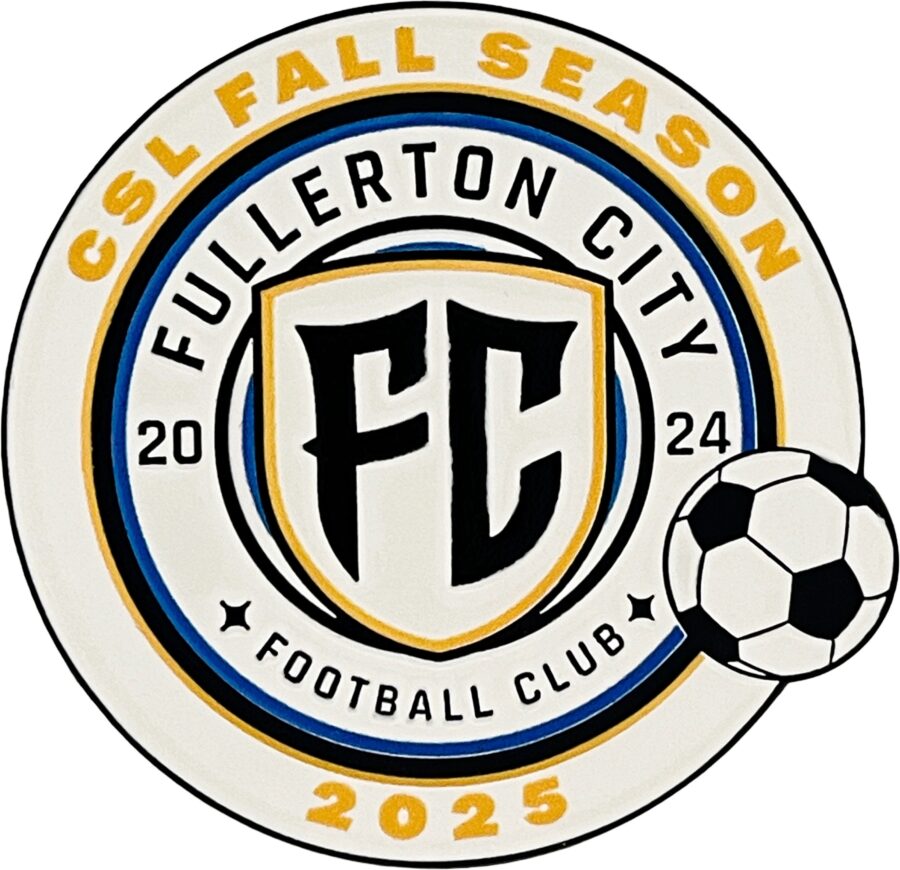 Custom Soccer Pin Designs Collection of Fullerton City Football Club