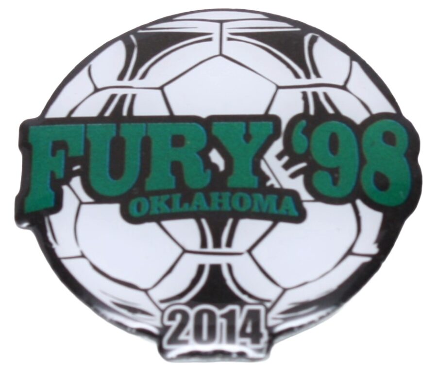 Fury 98 Oklahoma Soccer Pin Collection