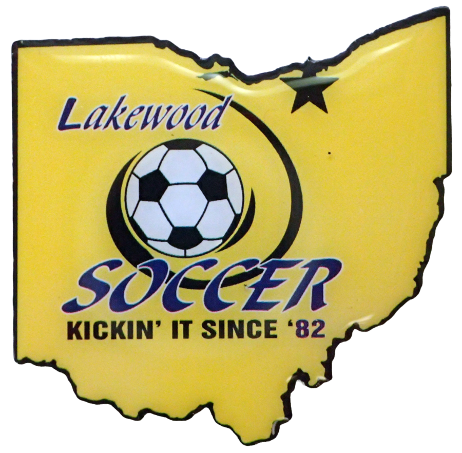 Lakewood Soccer Association Soccer Pin Collection